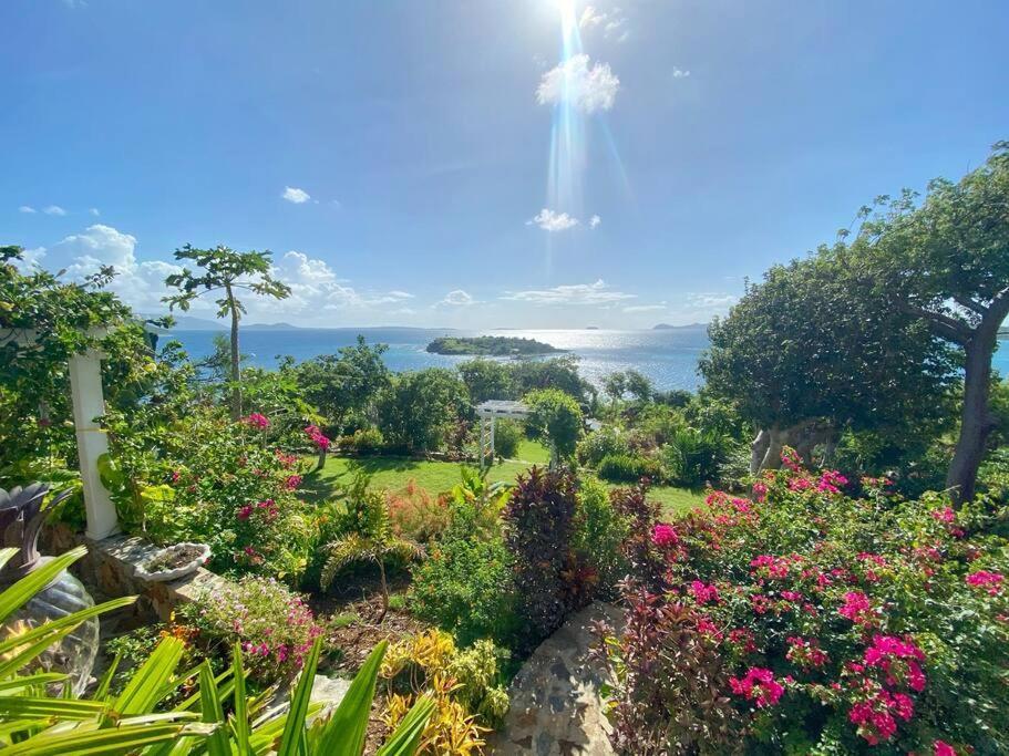 Luxury 7Br Waterfront Villa With Views Of Marina Cay And Scrub Island East End Exteriör bild
